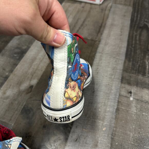 Converse All Star Justice League America Comic DC High Top Sneakers Shoes Mens 6 - Picture 9 of 16
